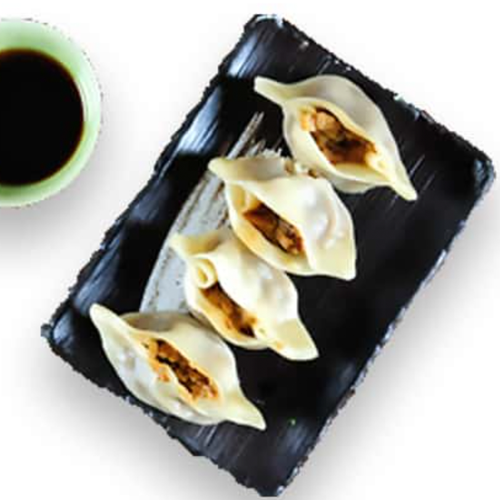 GYOZA DE PATO CON BOLETUS Y FOIE