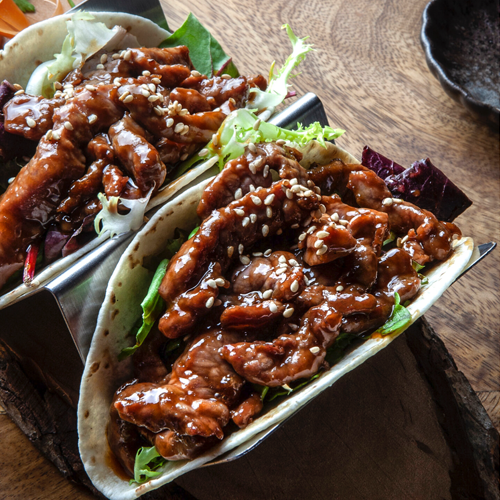 TACOS DE PICAÑA DE TERNERA