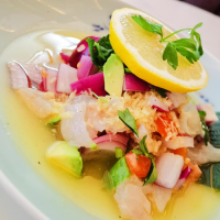 CEVICHE DE CORVINA