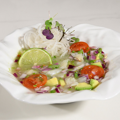 CEVICHE DE CORVINA